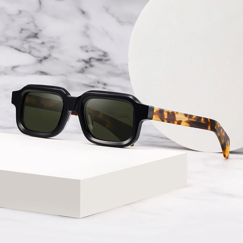 Outdoors Sunglasses Women 400 Uv Polarized Sunglasses Square 2025 Designer Glasses Men Acetate Sunglasses