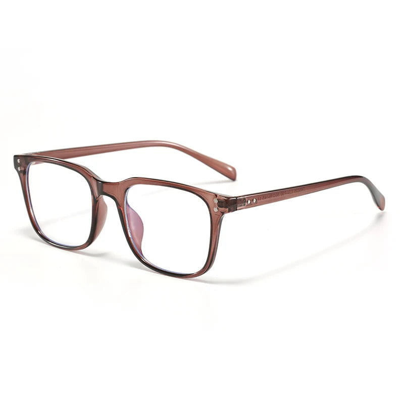 Anti-Blue Light TR90 Glasses Frame for Men Transparent Optical Frame Eyewear Custom logo