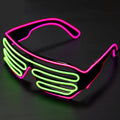 LED Glasses Light up Shades Flashing Rave Wedding Party Eyewear Luminous Glowing Night Shows Decors Activities Christmas Supply