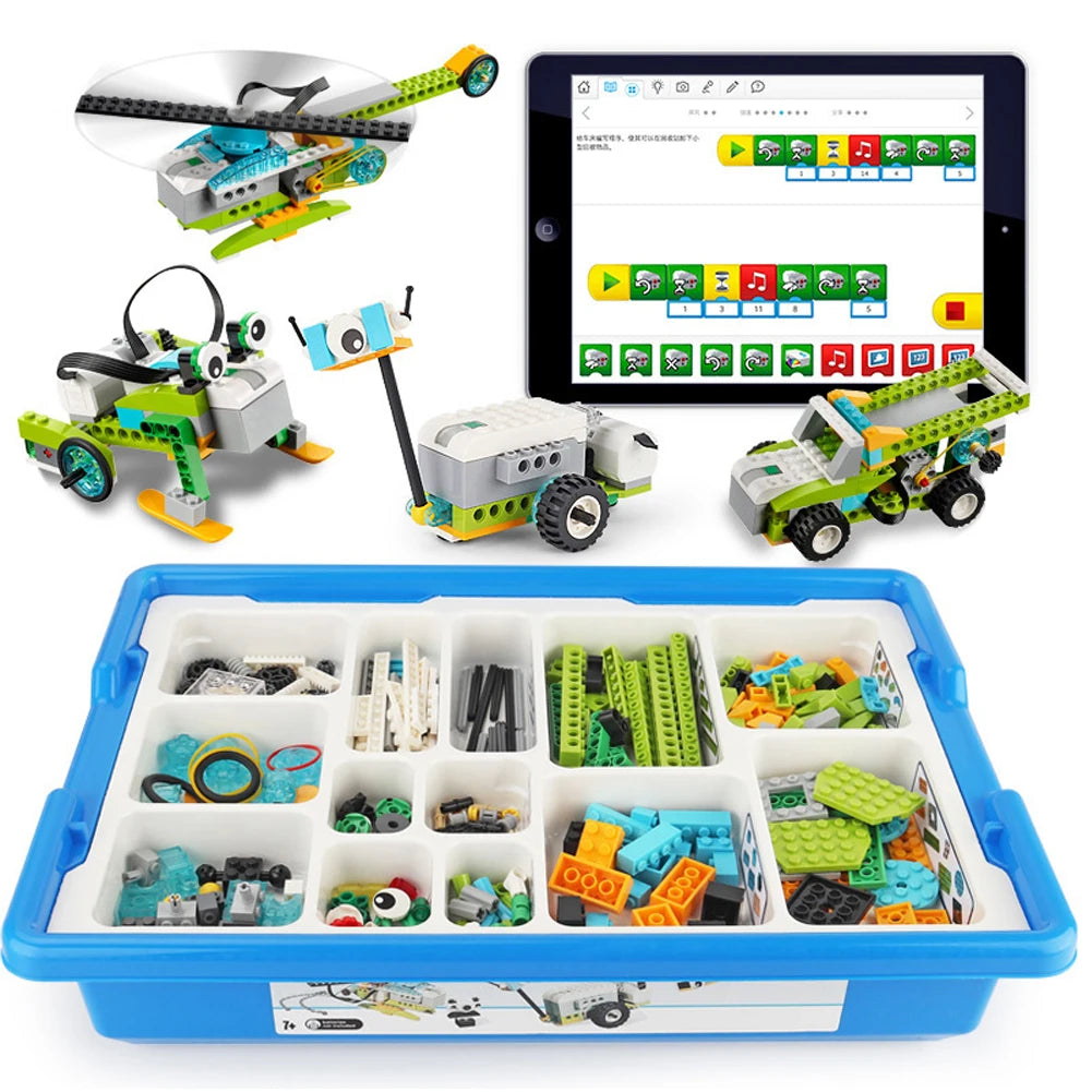 Bebricks Building STEM Series 45300 Steam Building Block Kits Programming Blocks Eduction Toy Bricks for Kids Study