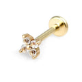LOZRUNVE 925 Sterling Silver Cartilage Screw Piercing Jewelry Earring