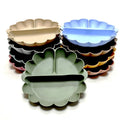 Silicone Pumpkin Plate Snack Bowl Children's Eating Training Silicone Tableware Powerful Suction Cup Tableware Plate Fruit Plate