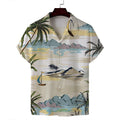 Custom Cuba Collar High Quality High End Hawaiian Man Shirt All Over Printed Bowling Vintage Shirt for Men Camisa De Praia