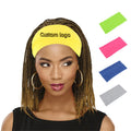 Wholesale Fashion Women Daily Use Solid Color Headband Outdoor Wear Sleeping Elastic Hairband