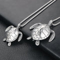 Sea Turtle Necklace Stainless Steel  Tortoise Necklaces Charm Pendants for Women Girl and Men Ocean Jewelry