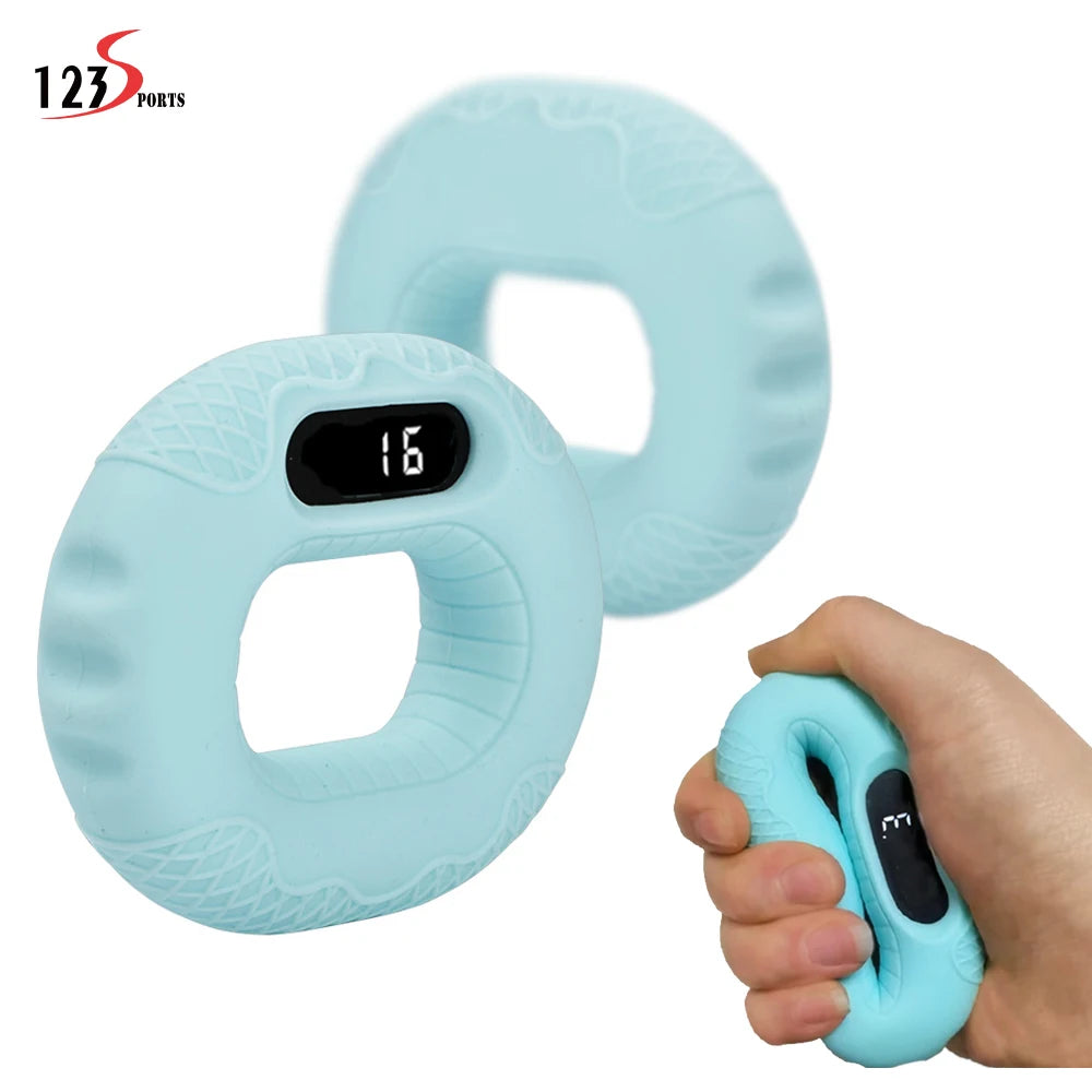 Wholesale Portable Muscle Relaxation Rubber & ABS Hand Grips Strengthener for Finger Strength Training with Intelligent Counter