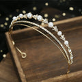 Wedding Dresses Accessories Bridal Wedding Multi-layer Hair Accessories Sparkling Zircon Crown Hair Band for Women Girls