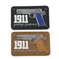 1911 Vintage Firepower Patch PVC Soft Rubber With Hook Patch for Jacket Tactical Bag Clothing