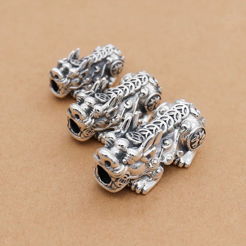 Wholesale 925 Sterling Silver Love Heart Dangle Bead DIY Girl Jewelry Making Gifts PiXiu Charms for Bracelet Making