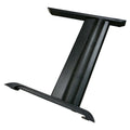 Modern 650*725mm H-Shape Furniture Table Leg Iron Metal Desk Leg Black Silver for Dining Kitchen Office Workshop School Modern