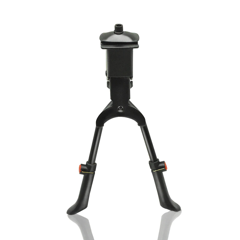 HONGSEN Adjustable Steel Bike Kickstand Double Leg Mountain Bicycle Center Black 24-26''