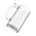 clear Water Coffee Mug Juice Soda Glass Beer Jug for Sublimation 16OZ