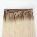 Invisible Weft Human Hair Extensions With Holes Pu Invisible Tape Hair Extension Double Drawn Human Hair Extensions With Holes