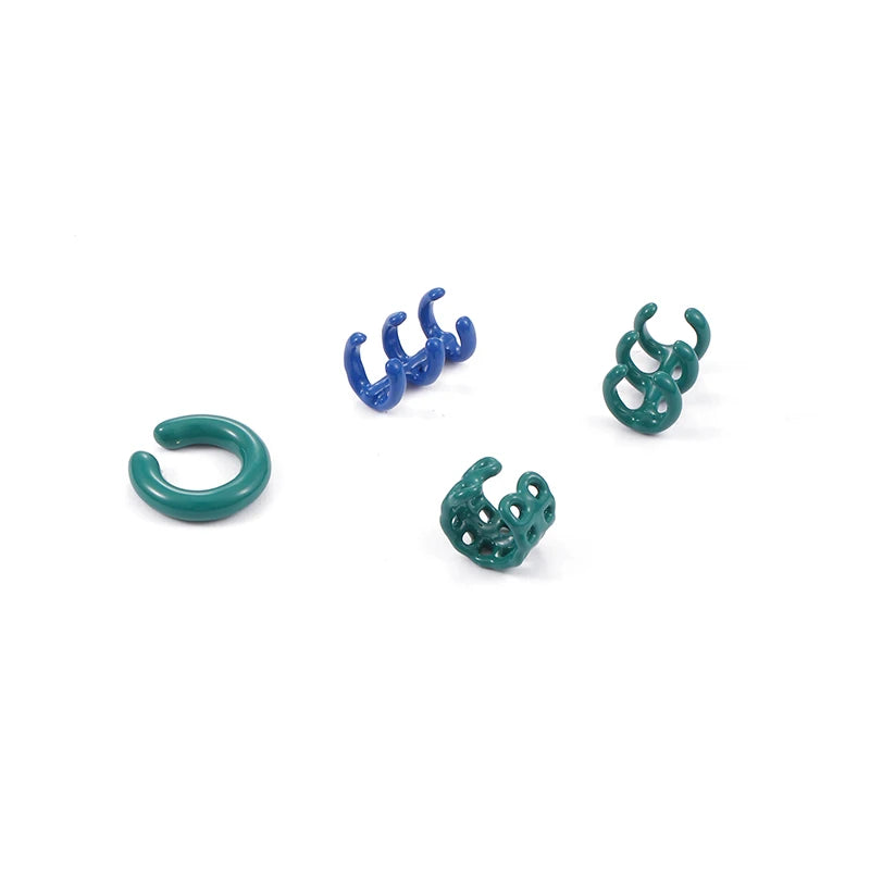 New Arrival INS Trendy Elegant Solid Color Women Earrings Fashion Versatile Ear Clip Earrings for Women