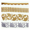 Diy Performance Dress Embroidery Lace Webbing Costume Embellished Border Ribbon Iron-on Gold Silver Textile Hollow Lace Trims