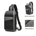 Custom Waterproof Designer Chest Bag USB Crossbody Sling Bags for Men Single Shoulder Crossbody Bag