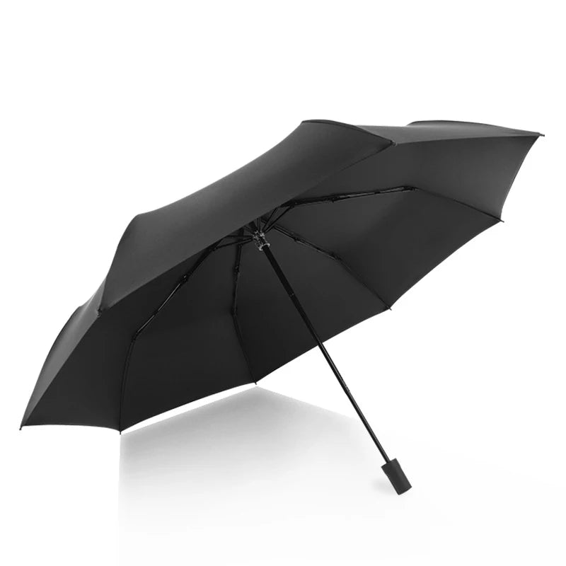 High Wind Resistant Katana-Shaped 8-Rib Straight Pattern Travel Umbrella Semi-Automatic Classic Business Style Business Gift