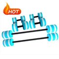 Cheap Summer Modern Colorful Safety EVA Foam Aquatic Barbell Water Swimming Aerobics Resistant Floating Foam Dumbbells for Kids