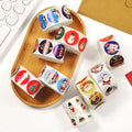 500 PCS Merry Christmas Stickers Christmas Seal Labels Stickers for DIY Gift Baking Package Envelope Christmas Decoration