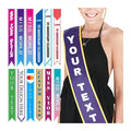 Wholesale Custom Design Satin Sublimation Graduate Decor Accessories Birthday Sash Bridesmaid Sash Class Party Shoulder Straps