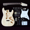 Factory Price Solid Basswood ST Style DIY Electric Guitar Guitar Kits Assembly Kit ST Guitar Kit