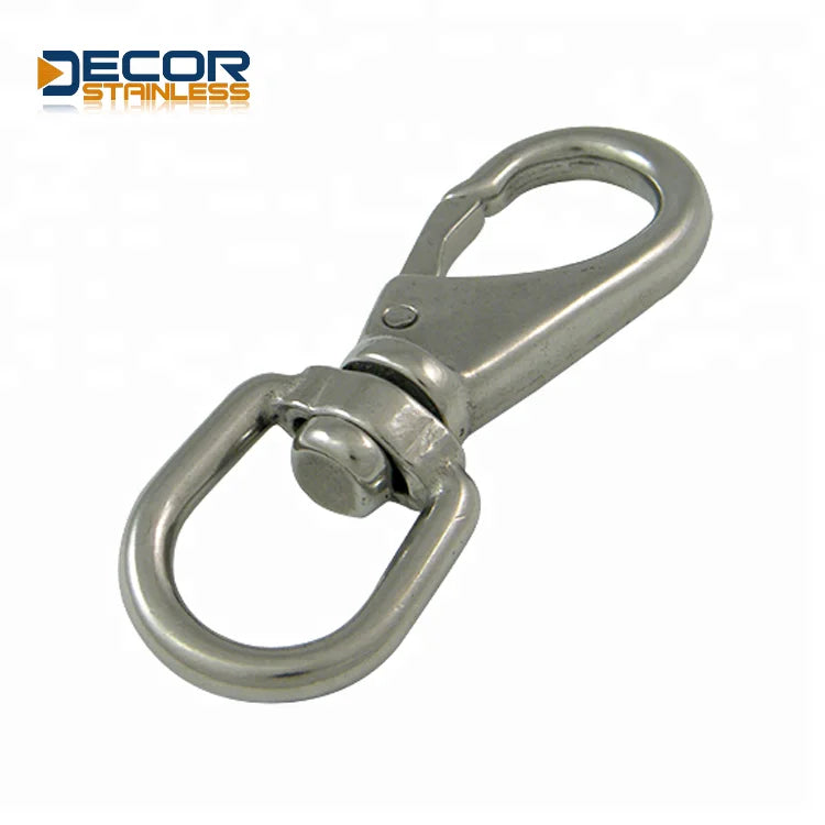 Hot Selling Supplier Direct Sale Rigging Screw Multifunctional Swivel Eye Snap Swivel Eye Snap Carabiner