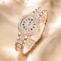 Watch Luxury Full Crystal Lady Quartz Watch Horloges Custom Female Iced Out Relogio Feminino Watches Women Wrist Hot Selling