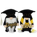 8 Inch Factory 2026 New Graduation Day Gifts Party Decor Gonk Black Fabric Stuffed Grad Gnomes