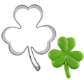 Custom Four Leaf Clover Cookie Cutter Stainless Steel Metal Square Baking Tool for Christmas Holidays