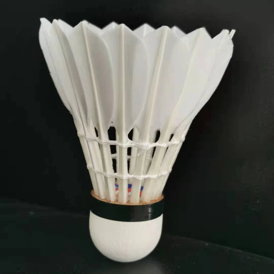 Professional 2 Layers Hot Sale Class B Best Price Factory Supply Water Duck Feather Racquet Badminton Shuttle Cock for Training