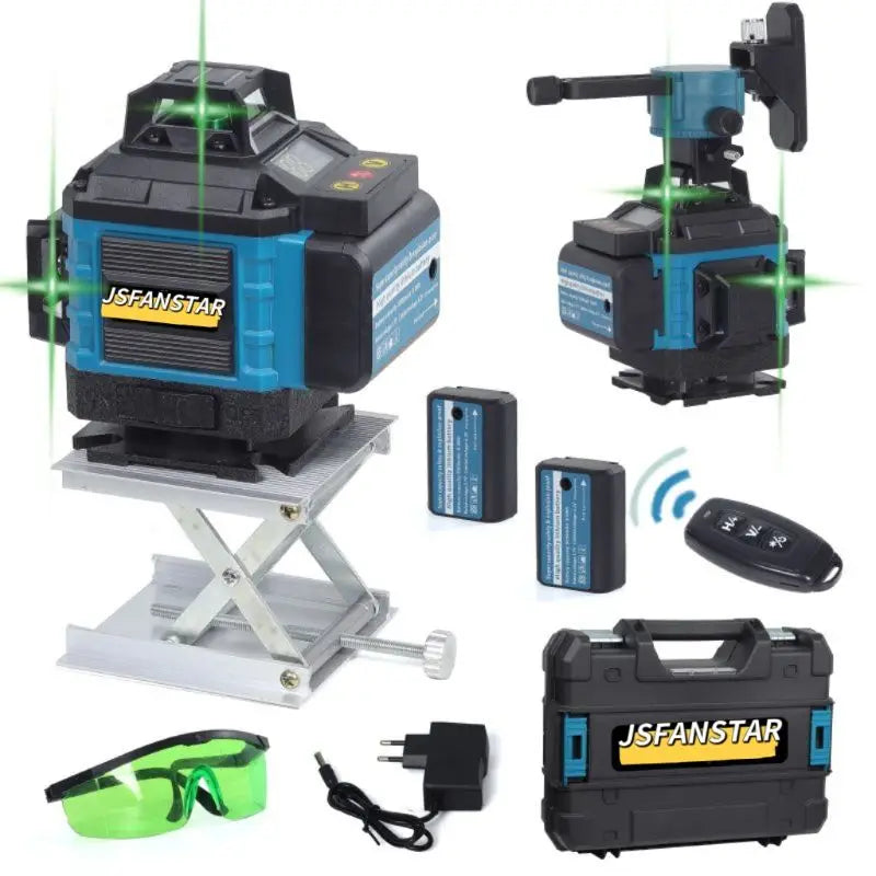 Cheap Oem Prices Digital 16 Cross Line 4d Green Laser Level Combo with Tripod