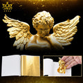 9*9cm 100 Sheets/Pack Nail Art DIY Artistic Work Decor Gold Foil Leaf Sheets