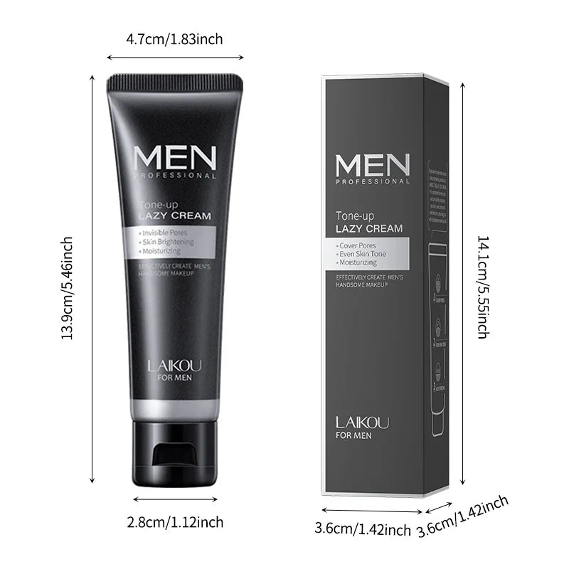 LAIKOU Moisturizing Nourishing Skin Care Whitening Facial Lazy Cream for Men 12 Day Adults Skin Lightening Female 3 Years 100g