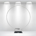 5ft 6ft 6.5ft Birthday Wedding Party Decoration Aluminum Alloy Tube Material Circle Round Backdrop Stand