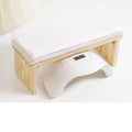 Solid Wood PU Leather Table Mat Nail Art Rest Pillow Manicure Pillow Arm Rest Stand Cushion Holder for Nail Art Salon Use