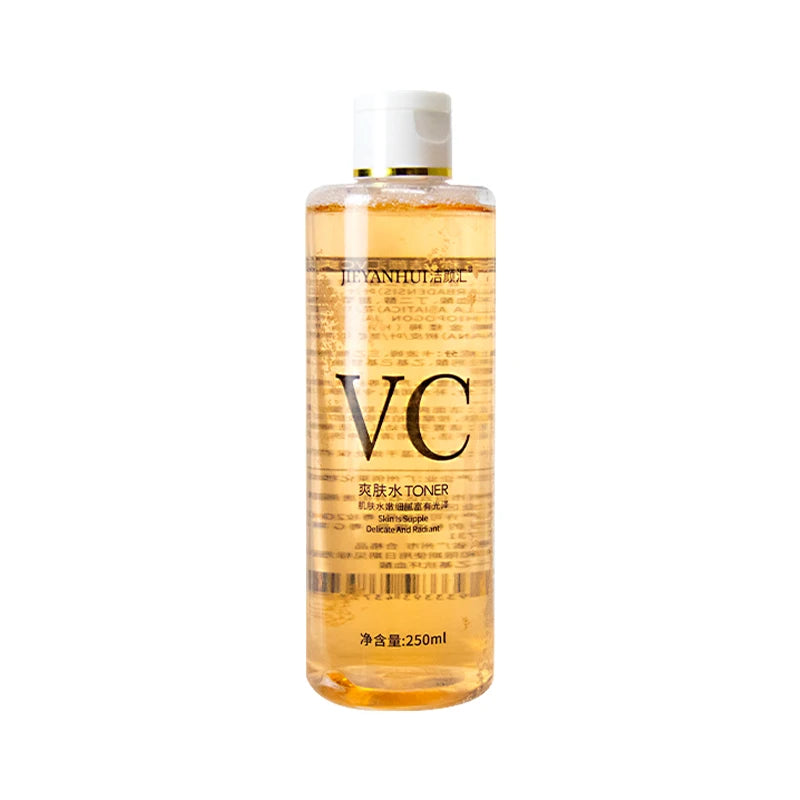 Private Label Whitening  Organic Facial VC Toner Spray clear Spots Firming Organic Serum Skincare