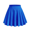 Autumn Women Mini Skirts Fashion Knitted Ladies Solid Color Skater Skirt
