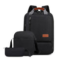 Office Business Backpack Multi-functional Heavy Duty Fashion Laptop Bag Business Travel Bag Three Piece Large Capacity With Usb