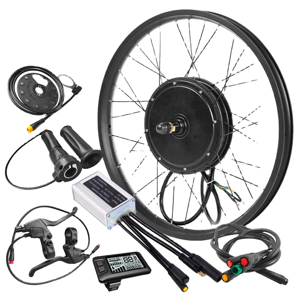 Rear Hub 1000w 20"24"26"28"29" 700c Front Wheel E-bike Electric Conversion Kit for Bike