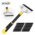 DCHOA Plastic Double Side Cleaning Scraper with Replaceable Blade