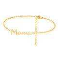 Bilezik Ve Bilezik Hot Sale Stainless Steel Mama Bracelet Gold Plated No Tarnish  Mothers Day Gift 2023