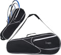 Custom Logo Double Zippered Portable Racquet Bag Waterproof Promotional Polyester Design for Beach Badminton Tennis Racquetball