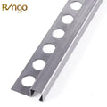 Ringo Export 10mm 304 Stainless Steel Square Edging Trim Profiles BA/8K/Brushed Polished Custom Thickness Metal Tile Trim Modern