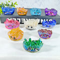 Hot Sale Crystal Crafts Hedgehog Natural Aura Cute Small Hedgehog Crystal Cluster Original Mineral Specimen for Decoration