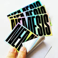 Custom Hologram Stickers Transparent Hologram Overlay Holographic Foil Seal Security Sticker Label