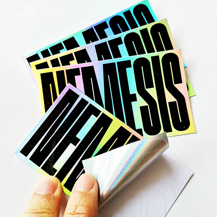 Custom Hologram Stickers Transparent Hologram Overlay Holographic Foil Seal Security Sticker Label