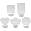 Sublimation Acrylic Photo Frame Night Lamp Touch Lamp White Blank Custom Acrylic With 7 Colors USB Stands