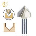 Arden Carbide 90 Degree V Bit 1/4" 1/2" Shank V-Groove Slotting Router Bit Woodworking 3D Engraving CNC V Bits for MDF Hardwood