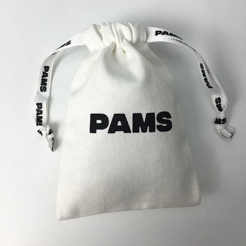 Promotion Cotton Gift Packaging Makeup Cosmetic Bag  Jewelry Drawstring Cotton  Pouch Customized logo Drawstring Bag
