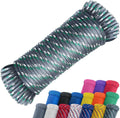 3 mm White Kuralon Rope Polyester Cord/ VB Cord Heavy Duty Round Diamond Braid Polyester Rope